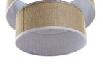 Lampa sufitowa Duo jutowa boho - Item International 2