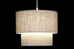Lampa sufitowa Duo jutowa boho - Item International 5