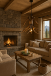 Lampa sufitowa Forest Antlers duża - J-Line 2