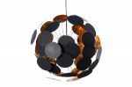 Lampa sufitowa Infinity Home czarno-złota - Invicta Interior 1