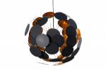 Lampa sufitowa Infinity Home czarno-złota - Invicta Interior 1