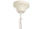 Lampa sufitowa kandelabr z drewnianymi perłami  - Item International 6
