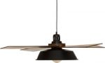 Lampa sufitowa Loft drewniana 1