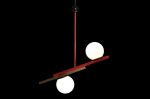 Lampa sufitowa Memphis czerwona - Item International 4