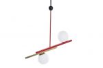 Lampa sufitowa Memphis czerwona - Item International 1