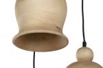 Lampa sufitowa Nara z drewna mango - Item International 5