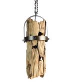 Lampa sufitowa z drewna teak 160 cm 1