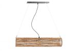 Lampa sufitowa z rattanu 100 cm  - Item International 1