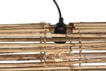 Lampa sufitowa z rattanu 100 cm  - Item International 4