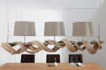 Lampa Vigine drewno z recyklingu  - Invicta Interior 6
