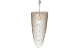 Lampa wisząca Chain Elegance złota 98 cm - Item International 2
