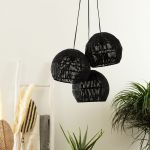 Lampa wisząca Perlota boho czarna - Atmosphera 3