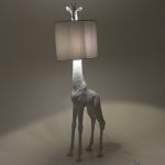 Lampa Żyrafa biała 180cm  2