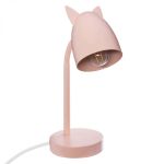 Lampka biurkowa Kot różowa 1