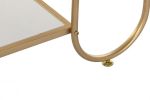 Ława Art Deco złota z półką - Item International 5