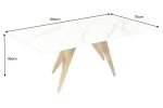 Ława Art Living 130 cm biały marmur - Invicta Interior 11
