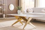 Ława Art Living 130 cm biały marmur - Invicta Interior 5
