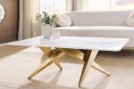 Ława Art Living 130 cm biały marmur - Invicta Interior 6