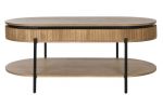 Ława drewniana Elegant z lamelami - Item International 3