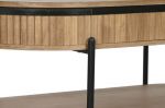 Ława drewniana Elegant z lamelami - Item International 5