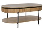 Ława drewniana Elegant z lamelami - Item International 2