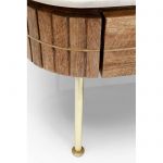 Ława drewniana Grace z marmurowym blatem 110 cm - Kare Design 14