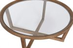 Ława drewniana Transparent okrągła - Item International 3