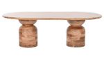 Ława owalna drewniana Aesthetic Modern - Item International 1