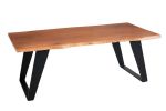 Ława stolik drewniany Organic Artwork 115 cm - Invicta Interior 2