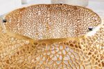 Ława stolik kawowy Abstract Leaf 80 cm złoty drewno mango - Invicta Interior 6