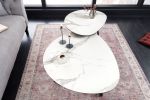 Ława stolik Marvelous 90 cm ceramiczny marmur biały - Invicta Interior 11