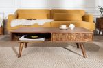 Ława Stolik Mystic Living 3D drewno sheesham - Invicta Interior 3