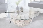 Ława Stolik Pure Nature 70 cm teak szklany - Invicta Interior 6