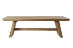 Ława stolik Wood Craft drewno z recyklingu 130 cm 1