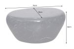 Ława Stone czarny marmur 75 cm  - Invicta Interior 11