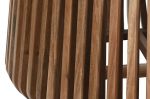 Ława Stripes jasny marmur drewno mango 85 cm - Item International 4