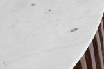 Ława Stripes marmur drewno mango 90 cm - Item International 5