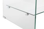 Ława szklana Clear Club 120 cm z półką 5