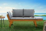 Sofa ogrodowa Modular drewno akacjowe natur - Invicta Interior 11