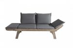 Sofa ogrodowa Modular drewno akacjowe szara - Invicta Interior 2