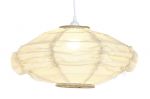 Lniana Lampa wisząca Japandi  - Item International 4