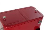 Lodówka retro ogrodowa na kółkach czerwona - Item International 4