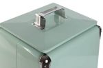 Lodówka retro podręczna metalowa turkusowa - Item International 3