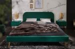 Łóżko Famous 160x200 cm zielone szmaragdowe - Invicta Interior 1