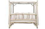 Łóżko ogrodowe Chill Out z drewna tekowego 180 cm - Item International 3