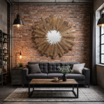 Lustro Bastidon 120cm drewniane - Kare Design 2