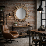 Lustro Legno drewniane 82cm - Kare Design 2