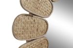 Lustro rattanowe 80 cm  - Item International 2