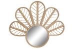 Lustro rattanowe Peacock 70 cm  - Item International 1
