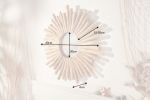 Lustro Riverside 60 cm drewno teak  - Invicta Interior 7